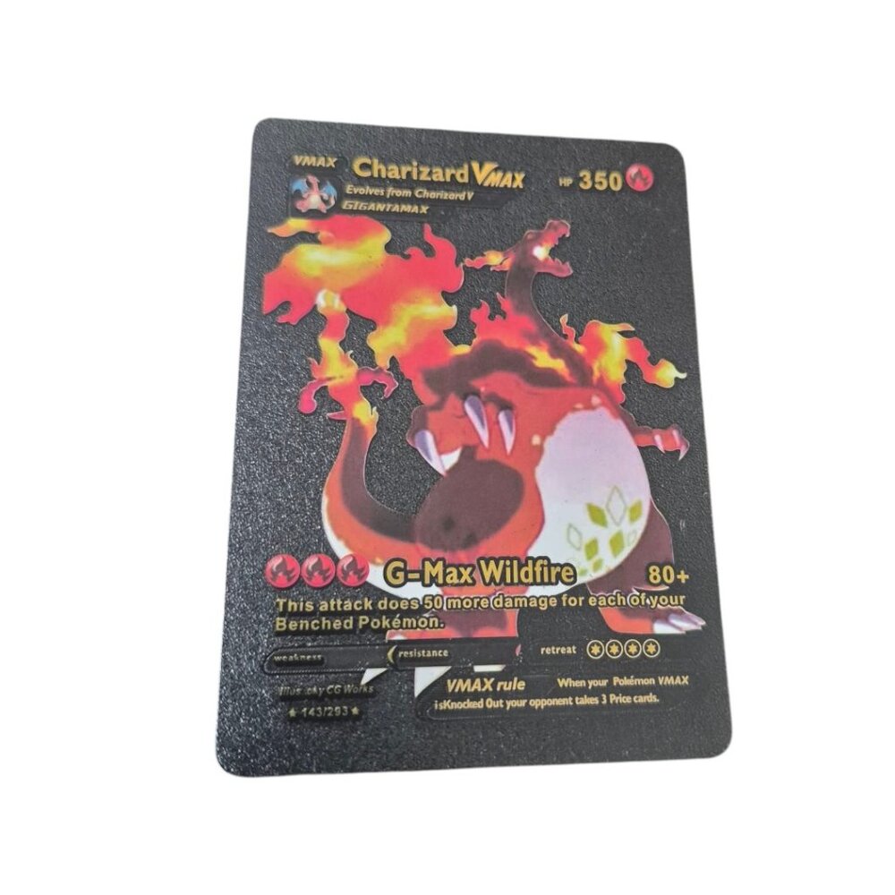 Charizard VMAX Black  Card New